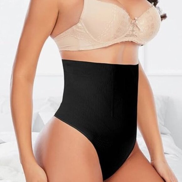 HIGH WAIST THONG SHAPEWEAR  PANTY SHAPER - Picture 1 of 12